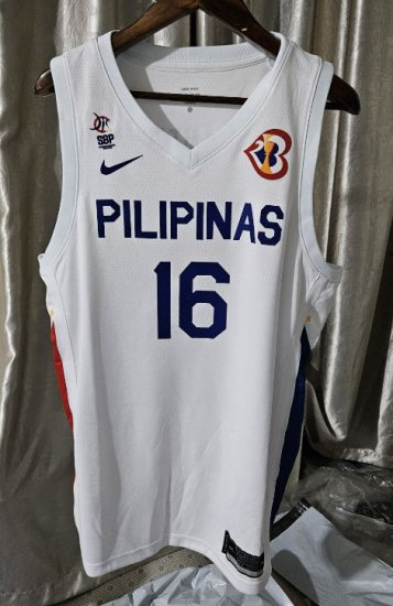 16 Alcantara Philippines 2023 FIBA jersey white